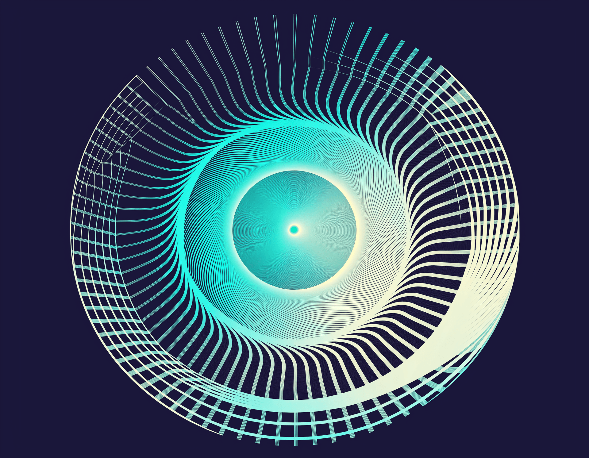 Abstract geometric illustration of tax estimation with clock and calendar fusion